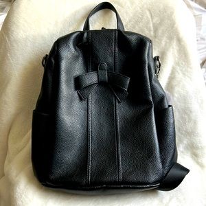 Cute black mini backpack